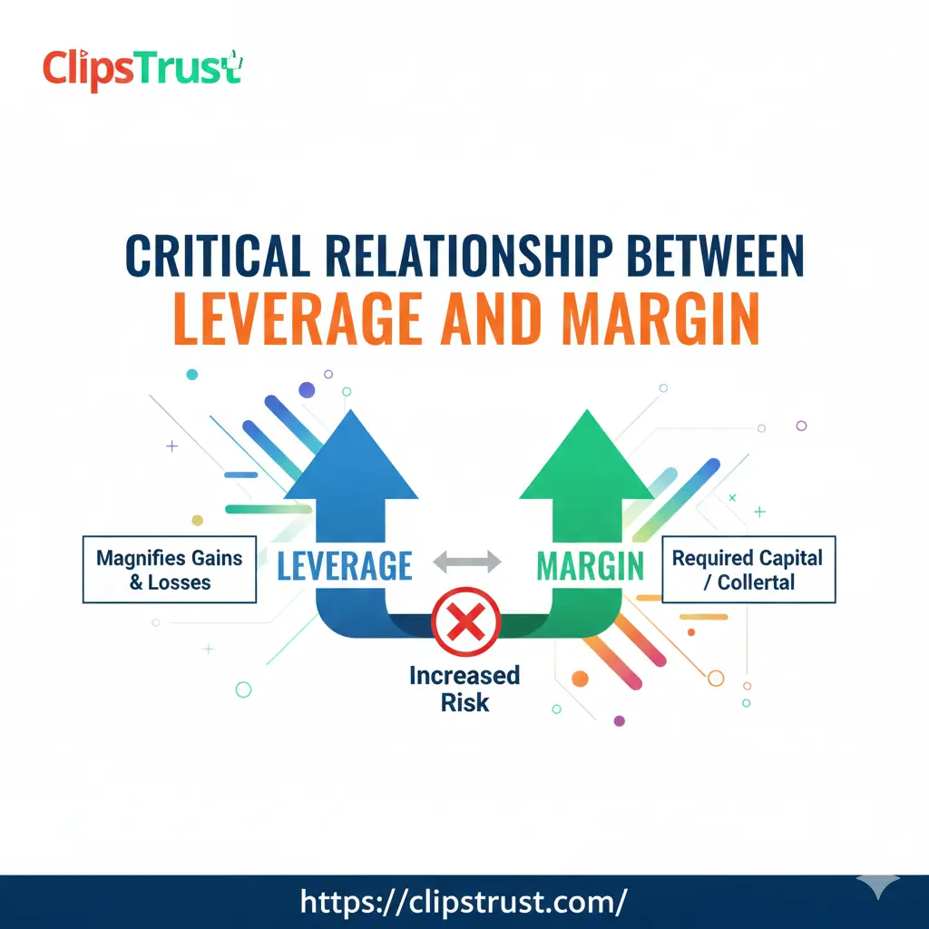 relationship between leverage and margin